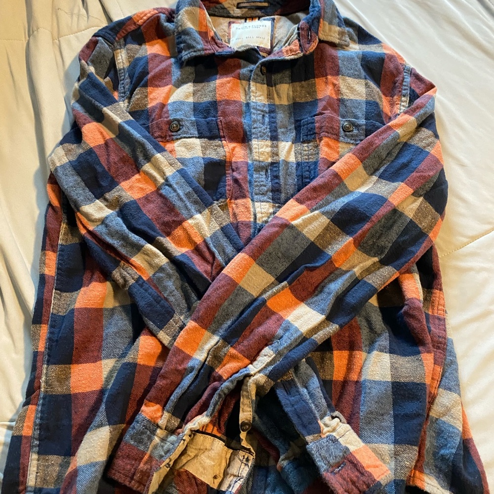 Denim & Flower Vibrant Checkered Shirt